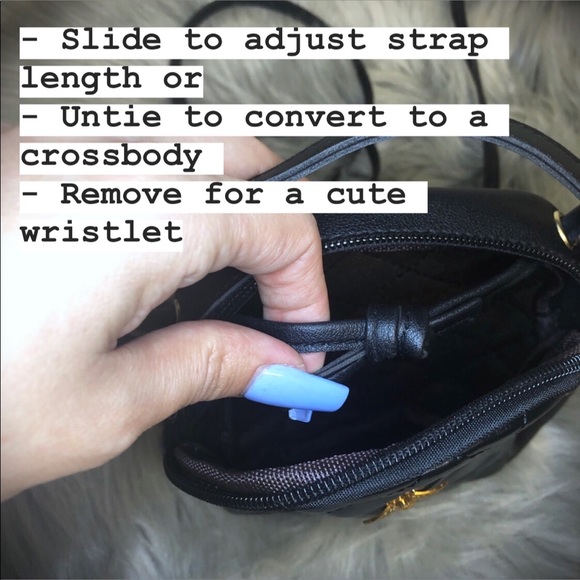 *SOLD OUT* Quilted Mini Backpack / Crossbody - Picture 3 of 5